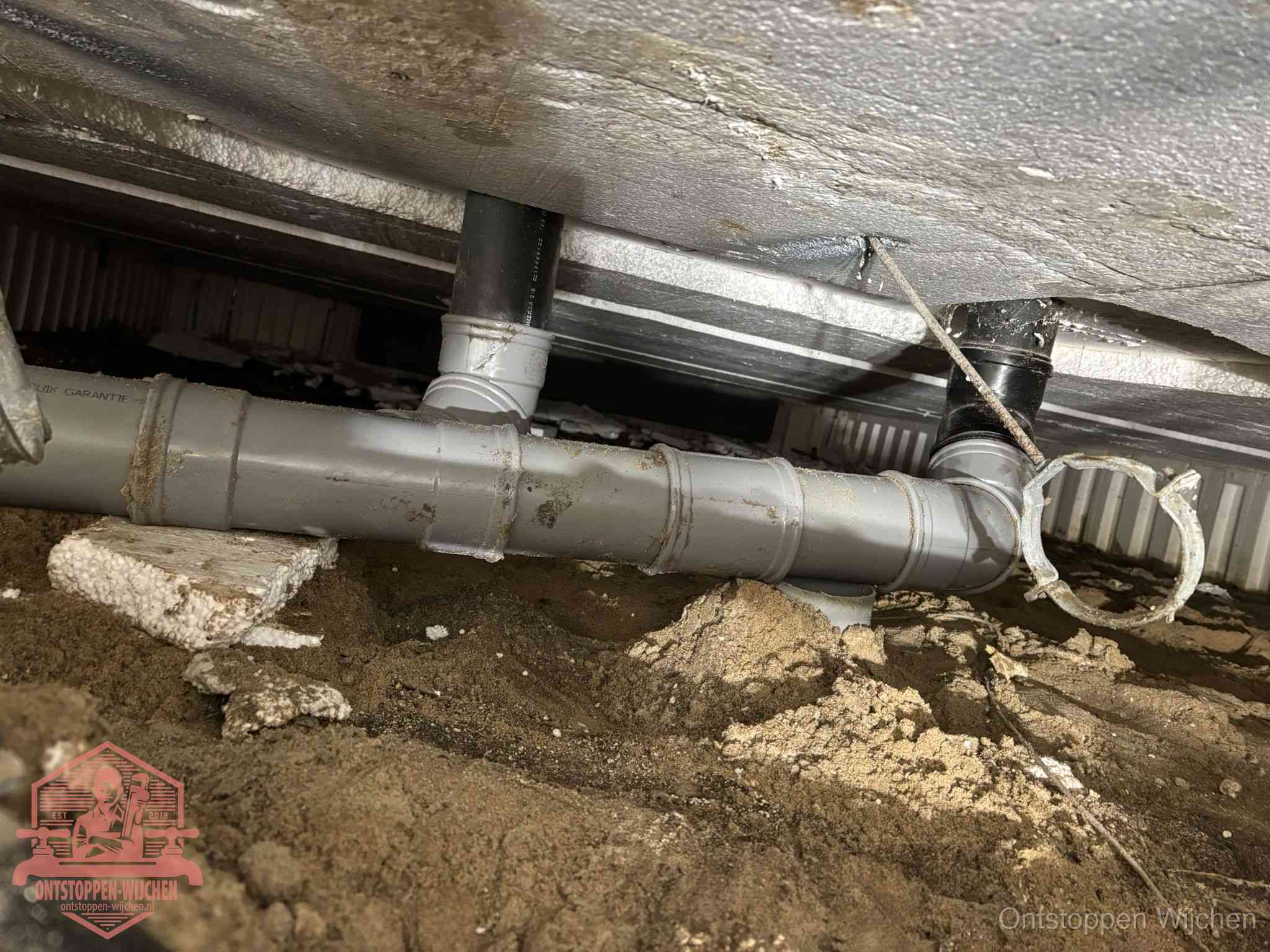 Gemengd gescheiden rioolstelsel in Wijchen