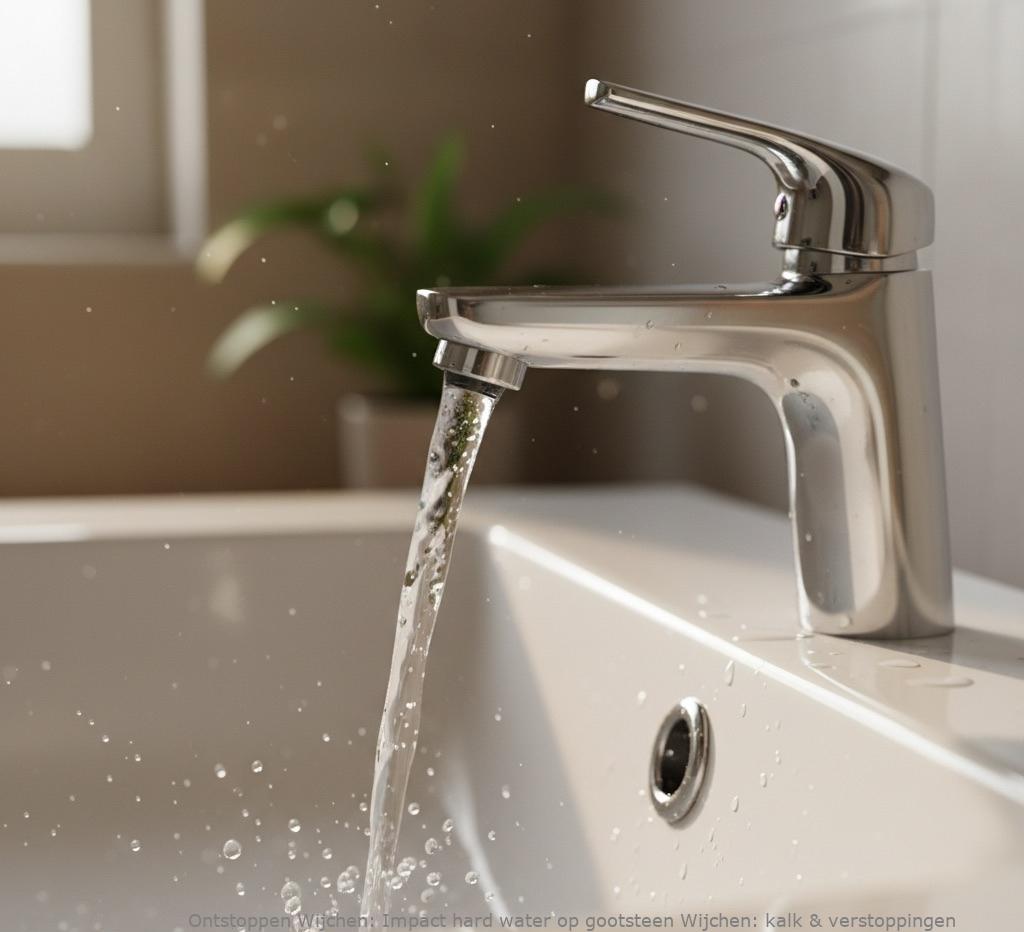 Impact hard water op gootsteen Wijchen: kalk & verstoppingen
