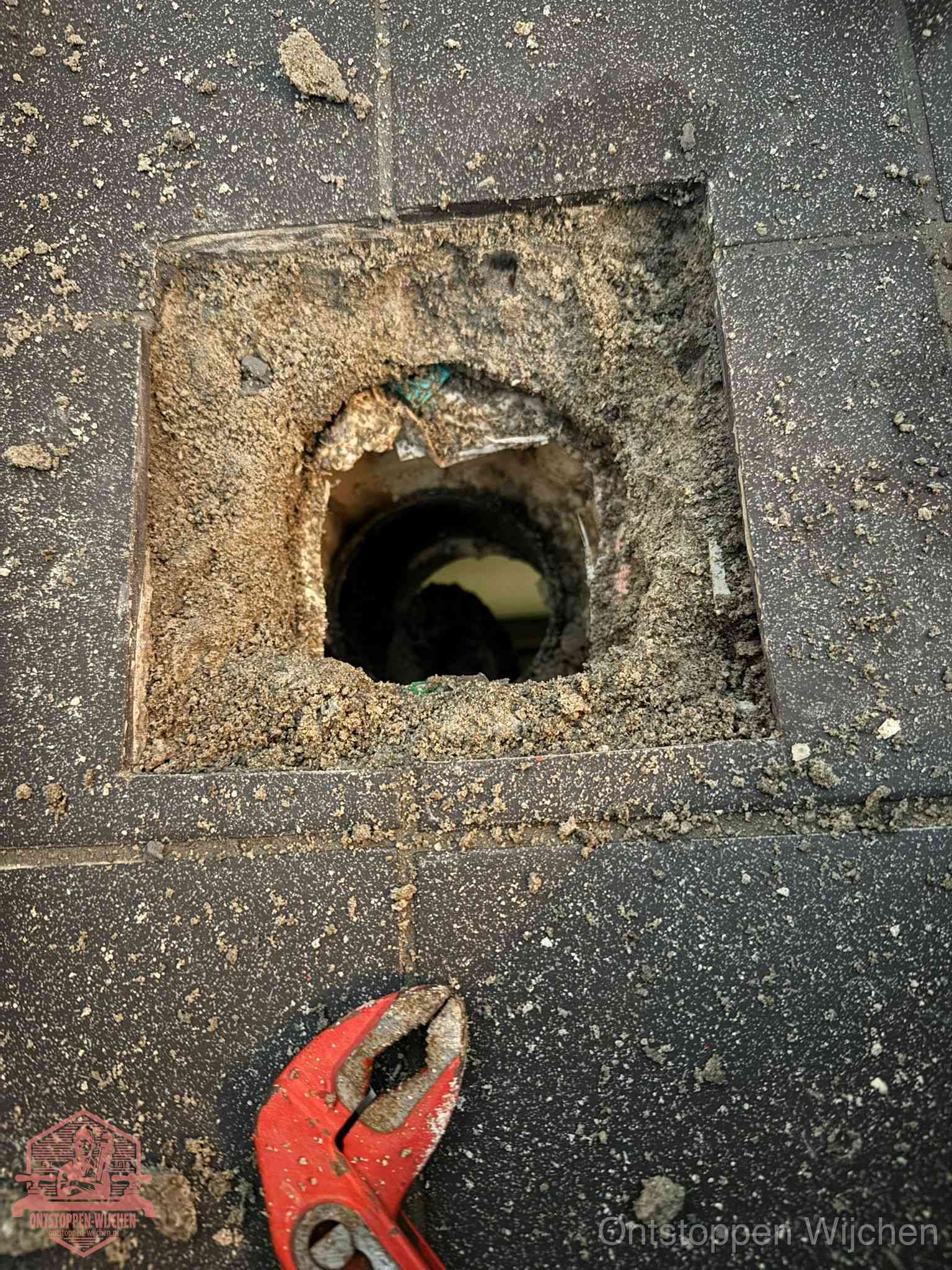 Rioolputje erfgrens eigendom in Wijchen